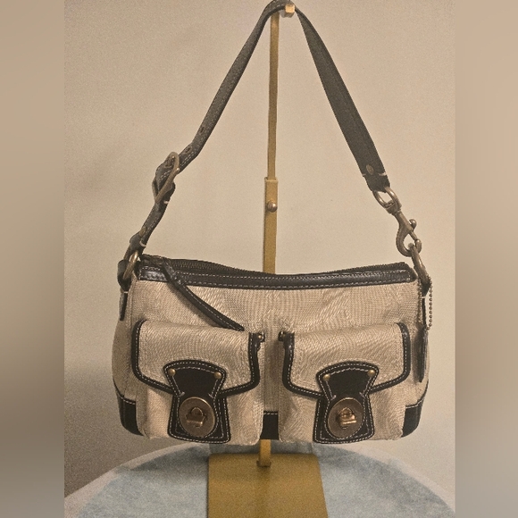 Coach Handbags - Coach Y2K Double Turnlock Shoulderbag